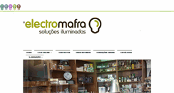 Desktop Screenshot of electromafra.pt